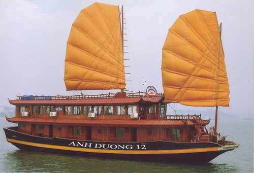 Anh Duong Junk in Halong Bay